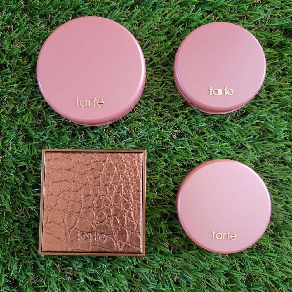 EMPTY Tarte Amazonian Clay Blush + Park Ave Princess Compacts (ALL 4)